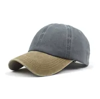 Casquettes de baseball sportives vintage unisexe taille unique en coton délavé toile courante vente en gros faible MOQ broderie 2D 3D personnalisée