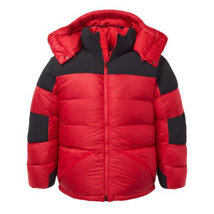 Fashionable Men's Recycled Nylon Hooded <b>Puffer</b> <b>Jacket</b> Custom Logo High Street Style <b>Thin</b> Bubble Coat Stand Collar for Winter - Product Image 1