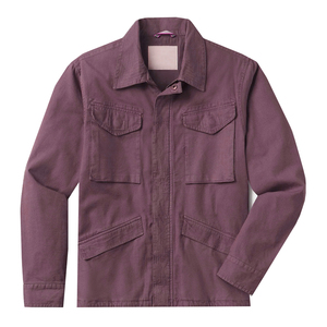 Unisex Winter Regular Windproof <b>Canvas</b> <b>Jacket</b> Long Sleeve Four Pockets Casual Style Heavy Duty Front Logo - Product Image 1