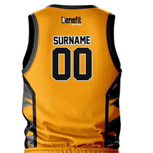 Ensemble d'uniformes de basket-ball en polyester unisexe, vêtements de sport de plein air respirants avec motif d'équipe imprimé sans manches pour hommes et femmes - Product Image 6