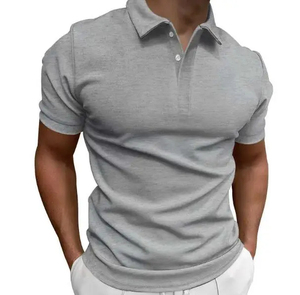 Golf en molleton solide de logo personnalisé de haute qualité pour les golfeurs de t-shirt blanc uni décontracté léger 100% coton hommes pour les chemises - Product Image 3