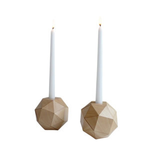 Bougeoir photophore pour hôtel de mariage Bougeoir en bois au design diamant moderne Bougeoir en bois de grande qualité - Product Image 2