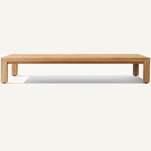 Mesa rectangular de estilo moderno apta para uso en exteriores en la terraza o balcón de la casa - Product Image 1