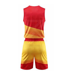 Uniforme de basket-ball pour hommes sur mesure, MOQ faible, dernier design, impression de logo personnalisée, uniforme de basket-ball - Product Image 2