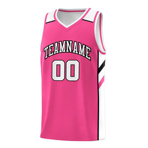 Maillot de basket-ball réversible personnalisé imprimé par sublimation, col en V, sans manches, grande taille, 100% polyester, évacuation de l'humidité - Product Image 5
