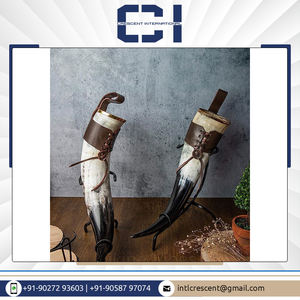 Top Deal sur la tasse de corne à boire naturelle fabriquée à la main tasse de bière de marque privée polie corne à boire décorative - Product Image 3