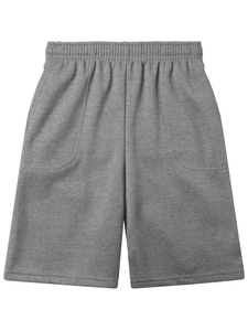 Nouvelle Arrivée Short de Sport Homme Uni Écologique 100% Coton Épais Molleton Français Respirant Imperméable Séchage Rapide Longueur Mi-Cuisse - Product Image 3
