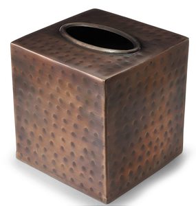 Porta Servilletas Metálico QAMAR OVERSEAS, Caja para Pañuelos con Recubrimiento en Polvo Negro, Diseño Martillado Espacial Navideño para Hogar y Oficina, Venta al Por Mayor - Product Image 5