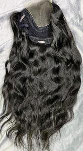 Haute Qualité Vierge Remy Indien Cheveux Bruts Naturel Non Transformés Noir Couleur Haute Définition Dentelle Fermeture Perruque Extensions de Cheveux Humains - Product Image 2
