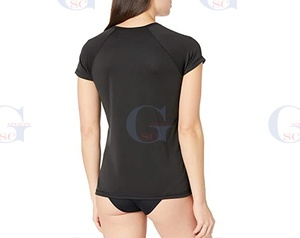 Haut de gamme pour femmes, MMA, protection contre les éruptions cutanées, chemises de surf, 50 UPF, sport, avec impression de design privé - Product Image 2