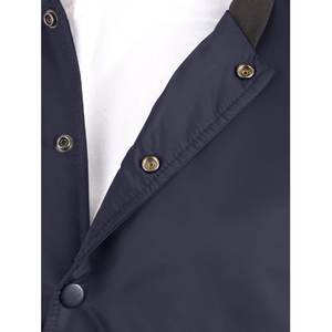 Veste universitaire respirante de haute qualité à col à capuche Service OEM disponible Logo avant de style hiver décontracté intelligent - Product Image 2