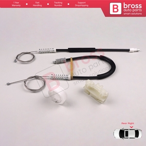 Kit de réparation de lève-vitre arrière droit BWR537 pour 607 9D 9U 1999-2010 9224A0 - Product Image 5