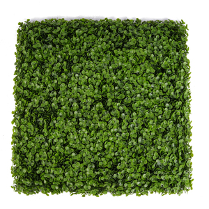 UV bảo vệ nhân tạo gỗ Hoàng Dương cỏ hàng rào Mat tấm 62*62cm màu xanh lá cây Tường Vườn đồ trang trí nội thất chống UV lá làm bằng nhựa - Product Image 2
