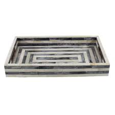 Plateau indien fait main de luxe en incrustation d'os de haute qualité Nouveau design Plateau de service en usine directe pour usage domestique - Product Image 4