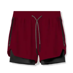 Pantalones cortos deportivos de gimnasio para hombre, calidad prémium, diseño novedoso, personalizado, entrenamiento en blanco, venta al por mayor, ODM, 2023 - Product Image 4