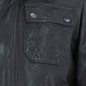 Blouson de motard pour homme en tissu doux, coupe confortable, logo personnalisé disponible pour le streetwear, les sorties quotidiennes, les voyages et un look décontracté au quotidien - Product Image 4