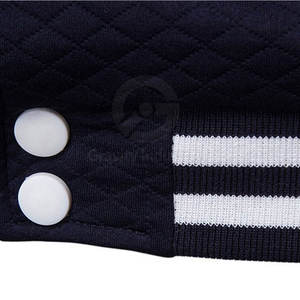 Chaqueta Universitaria para Hombre, Nueva Moda 2025, Económica, con Cuello Alto, Logotipo Frontal, Ecológica, Transpirable, de Alta Calidad y Personalizable - Product Image 5