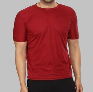 140g 100% Polyester coton sensation unique jersey tissu personnalisé évacuation de l'humidité Sport hommes décontracté Sublimation impression broderie - Product Image 6