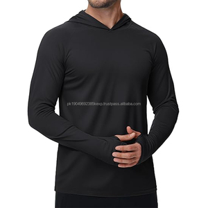 Chemise de protection solaire pour homme, vêtements de protection solaire pour homme, sweat à capuche léger à manches longues, protection solaire pour la natation et la randonnée - Product Image 2
