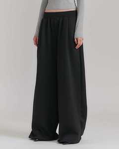 Pantalon de survêtement décontracté léger pour homme en mélange coton-polyester, coupe droite, jambe large, taille élastique, avec logo personnalisé imprimé, idéal pour l'automne - Product Image 3