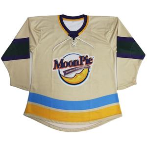 Jersey de hockey de color personalizado de ropa deportiva con número | 100% poliéster transpirable personalizado impreso camiseta de hockey sobre hielo - Product Image 4