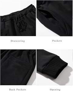 Ensemble de survêtements de sport pulls athlétiques pour hommes personnalisés en gros Survêtement de jogging 2 pièces de haute qualité hiver Plus 100% coton - Product Image 3