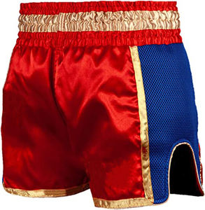 ที่กำหนดเองมวยไทยกางเกงขาสั้นต่อสู้ผู้ชายมวย Mma การต่อสู้ต่อสู้ต่อสู้ต่อสู้ออกกำลังกายคิกบ็อกซิ่งสั้น - Product Image 2