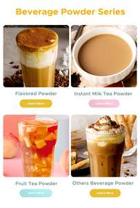 Made in Taiwan lychee jasmine iced <b>tea</b> flavor fruit <b>powder</b> drinks for restaurants - Product Image 6