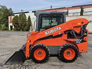 2018 Kubota SSV65 Minicargadora diésel con cargadora frontal y cargadora de ruedas Cilindro hidráulico Eaton de alta eficiencia - Product Image 5