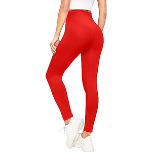 Ventas calientes Yoga Fitness Leggings Femenino Push up Medias de cintura alta Gimnasio Legging para mujeres Fitness Custom High Yoga Leggings - Product Image 2