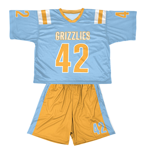 Uniformes de lacrosse réversibles tendance de haute qualité, respirants, en jersey 100% polyester, ensembles de shorts, personnalisation, numéro imprimé - Product Image 5