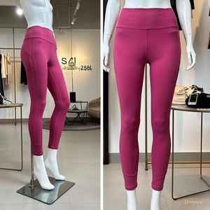 Mode grande taille hiver épais cachemire chaud taille moyenne Fitness Yoga ensemble solide avant Logo respirant séchage rapide femmes - Product Image 6