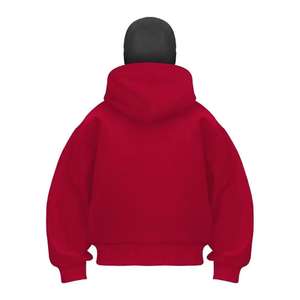 Sudaderas con capucha de estilo ninja con cremallera completa de algodón grueso personalizado sudaderas con máscara sudaderas con capucha de peso pesado de gran tamaño para hombres con máscara - Product Image 6