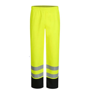 Ropa de trabajo de seguridad amarilla personalizada para hombres Logotipo protector transpirable duradero con características antiestáticas anticorte - Product Image 3