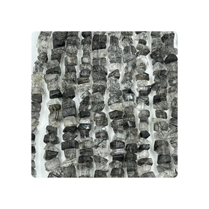 Perles de pépites à facettes en quartz rutile noir de qualité AAA brin de 8 pouces 12-15 MM environ pour la fabrication de bijoux de qualité supérieure - Product Image 5