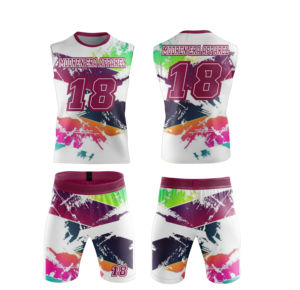 Uniformes de football américain pour jeunes 7 contre 7 personnalisés, sublimés, avec double couture, respirants, design grande taille - Product Image 4