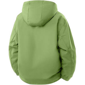 Chaqueta Cortavientos de Invierno con Capucha Unisex Personalizada OEM, Impermeable, Informal, Estilo Urbano Americano con Logotipo Personalizado - Product Image 4