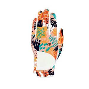 Gant de golf en cuir de mouton imprimé à prix bon marché Gants durables unisexes respirants réglables pour la pratique du tournoi - Product Image 3