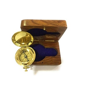 Brújula Náutica de Metal de Latón Estilo Vintage, Resistente al Agua, Buscador de Dirección Marítima, Herramienta Clásica de Exploración para Viajes al Aire Libre - Product Image 6