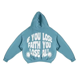 ชุดวอร์มกางเกง2ชิ้นสำหรับผู้ชายกางเกงล้างกรดประดับพลอยเทียมมีฮู้ดแบบมีซิปชุด2ชิ้นใช้ได้ทั้งชายและหญิง - Product Image 3