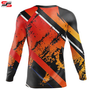 2025เสื้อรัดรูปแขนยาวสำหรับผู้ชาย BJJ Jiu Jitsu และการฝึกออกกำลังกาย - Product Image 4