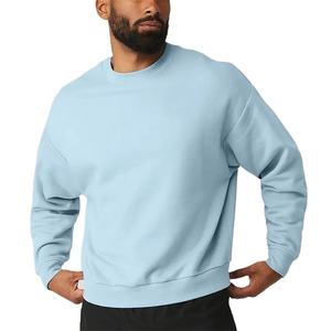 Sweat-shirts pour hommes en molleton français, col rond, qualité supérieure, prix bas, service OEM, nouveau design personnalisé. - Product Image 1