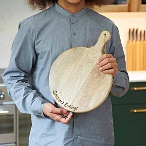 เขียงไม้เนื้อแข็งสวยงาม ปกป้องใบมีด เหมาะสำหรับการเตรียมอาหารทุกประเภท มีจำหน่ายจากอินเดีย - Product Image 2