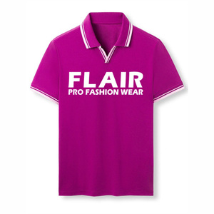 Gran oferta de algodón 100% para hombre, camiseta Polo personalizada de buena calidad, Color sólido, estilo informal, patrón, 180g, tela, peso frontal - Product Image 6