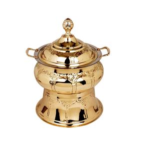 Top Trending Hotel Kitchen <b>Food</b> Supplies Serving Dish Silver Finishing Chafing Dish With Stylish Stand at Low Price - Product Image 3