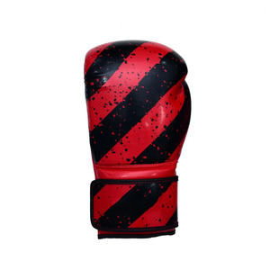 Gants de boxe en cuir de vachette avec fermeture super lacée Soft Padded MMA Training OEM Custom Design PU Leather New Arrival - Product Image 3