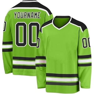 Nueva llegada Hombres Sublimado personalizado 2025 Venta caliente Equipo Camisetas de hockey sobre hielo Venta al por mayor Jersey de hockey sobre hielo para hombres - Product Image 1