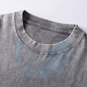 T-shirts de haute qualité pour hommes, coupe ample, couleur unie en stock, t-shirts pour hommes sur mesure - Product Image 3