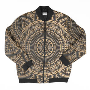 Nouveau best-seller Sublimation Blouson d'aviateur à la mode en coton blanc pour hommes veste d'hiver chaude et ajustée coupe grande taille - Product Image 3