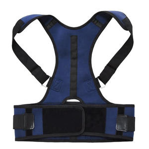 Cinturón Corrector de postura de espalda profesional de neopreno ajustable para hombres y mujeres, soporte de hombro de columna vertebral, soporte de alivio de clavícula, cuerpo - Product Image 1